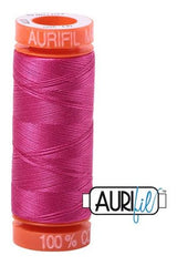 Aurifil Mako 50wt Cotton 200 m 220 yd. spool - 4020 Fuchsia