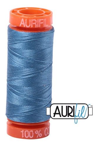 Aurifil Mako 50wt Cotton 200 m 220 yd. spool - 4140 Wedgewood
