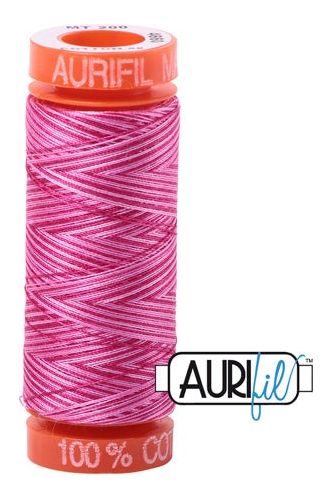 Aurifil Mako 50wt Cotton 200 m 220 yd. spool - 4660 Pink Taffy