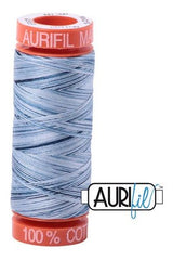 Aurifil Mako 50wt Cotton 200 m 220 yd. spool - 4669 Stonewashed Blues