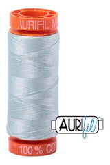 Aurifil Mako 50wt Cotton 200 m 220 yd. spool - 5007 Light Grey Blue