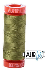 Aurifil Mako 50wt Cotton 200 m 220 yd. spool - 5016 Olive Green