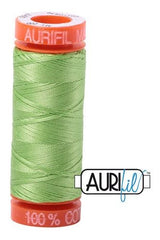 Aurifil Mako 50wt Cotton 200 m 220 yd. spool - 5017 Shining Green