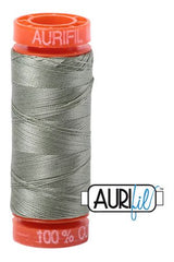 Aurifil Mako 50wt Cotton 200 m 220 yd. spool - 5019 Military Green