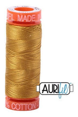 Aurifil Mako 50wt Cotton 200 m 220 yd. spool - 5022 Mustard