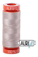 Aurifil Mako 50wt Cotton 200 m 220 yd. spool - 6711 Pewter