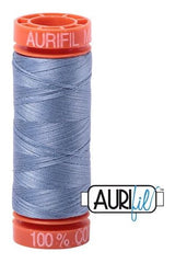 Aurifil Mako 50wt Cotton 200 m 220 yd. spool - 6720 Slate