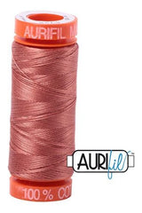 Aurifil Mako 50wt Cotton 200 m 220 yd. spool - 6728 Cinnabar