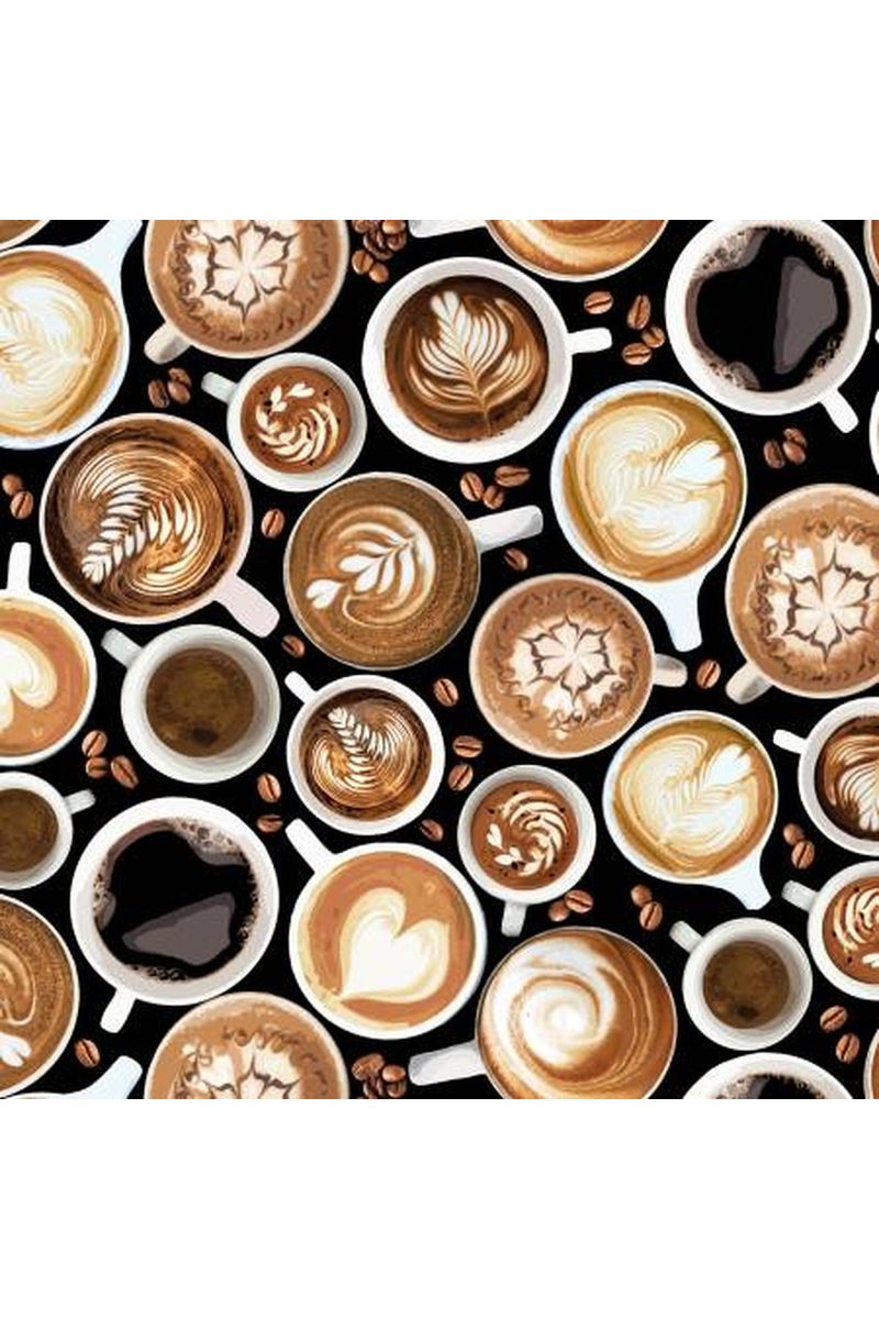 Fabric, Timeless Treasures Black Fresh Brew Coffee