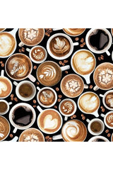 Fabric, Timeless Treasures Black Fresh Brew Coffee