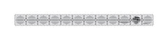 Creative Grids Quilt Ruler 1in x 12in