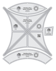 Creative Grids Double Wedding Ring Templates Quilt Ruler