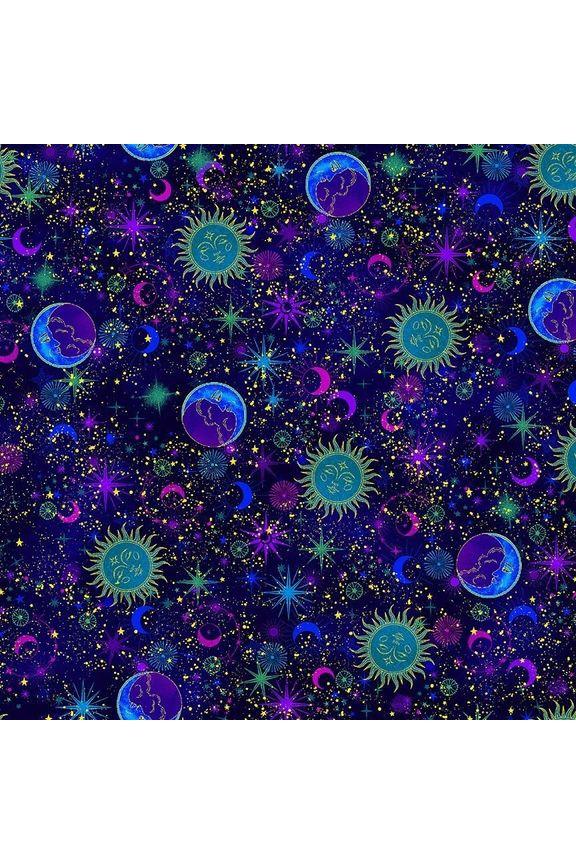 Fabric, Timeless Treasures Fabrics, Cosmos Collection