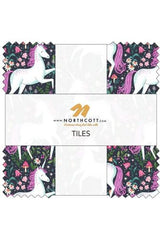 Northcott, Unicorn Dreams 10'' Tiles - TUNICO42-10