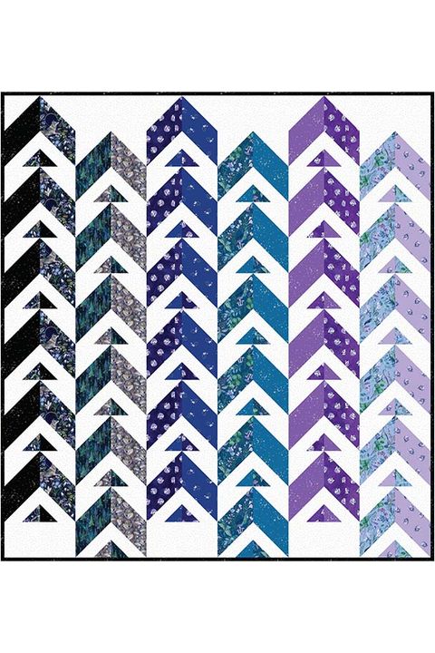 Full Moon Collection - Chevron Points Pattern