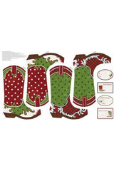 Howdy Christmas Cowboy Christmas Stocking - DP24612-11