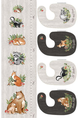 Woodland Adventures, Growth Chart & Bibs by Deborah Edwards