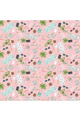 Fabric, Camelot Fabrics - Desk Lay Flat - Pink