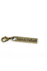 Zipper Pull "Handcrafted"