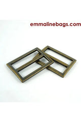 Flat Strap Sliders 2 Pack - 1 1/2'' 38mm , Emmaline Bags