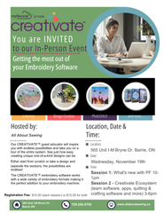Pfaff Creativate Ecosystem Event