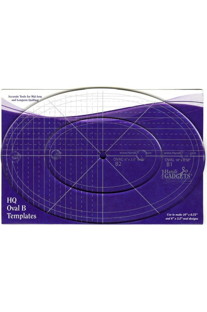 Handi Quilter, Oval Ruler B