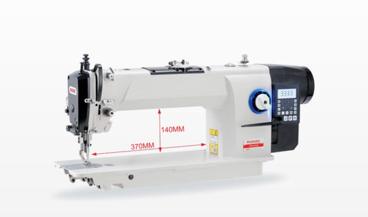 PB-640D LONG ARM COMPUTER DIRECT DRIVE EVEN FEED LOCKSTITCH SEWING MACHINE.