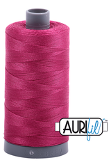 Aurifil Mako 28wt Cotton 750 m 820 yd. spool - 1100 Red Plum