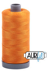 Aurifil Mako 28wt Cotton 750 m 820 yd. spool - 1133 Bright Orange