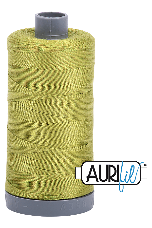Aurifil Mako 28wt Cotton 750 m 820 yd. spool - 1147 Light Leaf Green