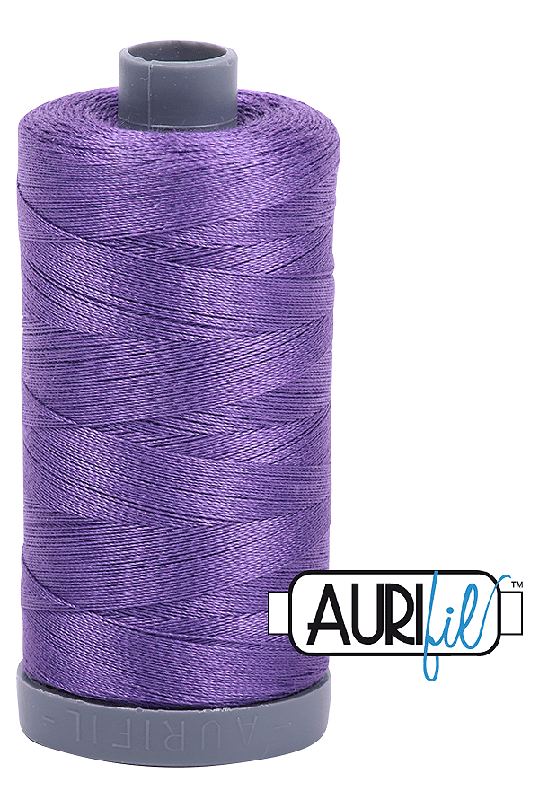 Aurifil Mako 28wt Cotton 750 m 820 yd. spool - 1243 Dusty Lavender