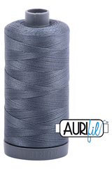 Aurifil Mako 28wt Cotton 750 m 820 yd. spool - 1246 Dark Grey