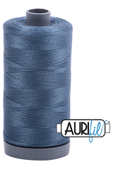 Aurifil Mako 28wt Cotton 750 m 820 yd. spool - 1310 Medium Blue Grey