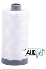 Aurifil Mako 28wt Cotton 750 m 820 yd. spool - 2021 Natural White