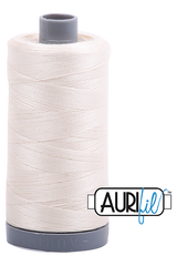 Aurifil Mako 28wt Cotton 750 m 820 yd. spool - 2026 Chalk