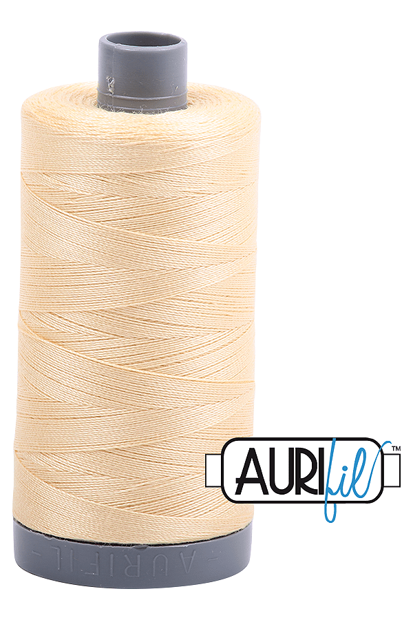 Aurifil Mako 28wt Cotton 750 m 820 yd. spool - 2105 Champagne