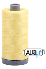 Aurifil Mako 28wt Cotton 750 m 820 yd. spool - 2115 Lemon