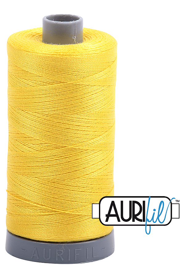 Aurifil Mako 28wt Cotton 750 m 820 yd. spool - 2120 Canary