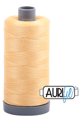 Aurifil Mako 28wt Cotton 750 m 820 yd. spool - 2130 Medium Butter