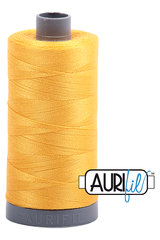 Aurifil Mako 28wt Cotton 750 m 820 yd. spool - 2135 Yellow
