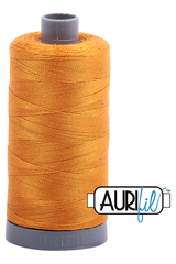 Aurifil Mako 28wt Cotton 750 m 820 yd. spool - 2140 Orange Mustard