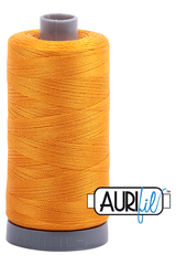 Aurifil Mako 28wt Cotton 750 m 820 yd. spool - 2145 Yellow Orange