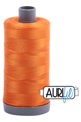 Aurifil Mako 28wt Cotton 750 m 820 yd. spool - 2150 Pumpkin