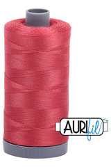 Aurifil Mako 28wt Cotton 750 m 820 yd. spool - 2230 Red Peony