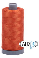 Aurifil Mako 28wt Cotton 750 m 820 yd. spool - 2240 Rusty Orange