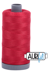Aurifil Mako 28wt Cotton 750 m 820 yd. spool - 2250 Red