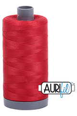 Aurifil Mako 28wt Cotton 750 m 820 yd. spool - 2265 Lobster Red