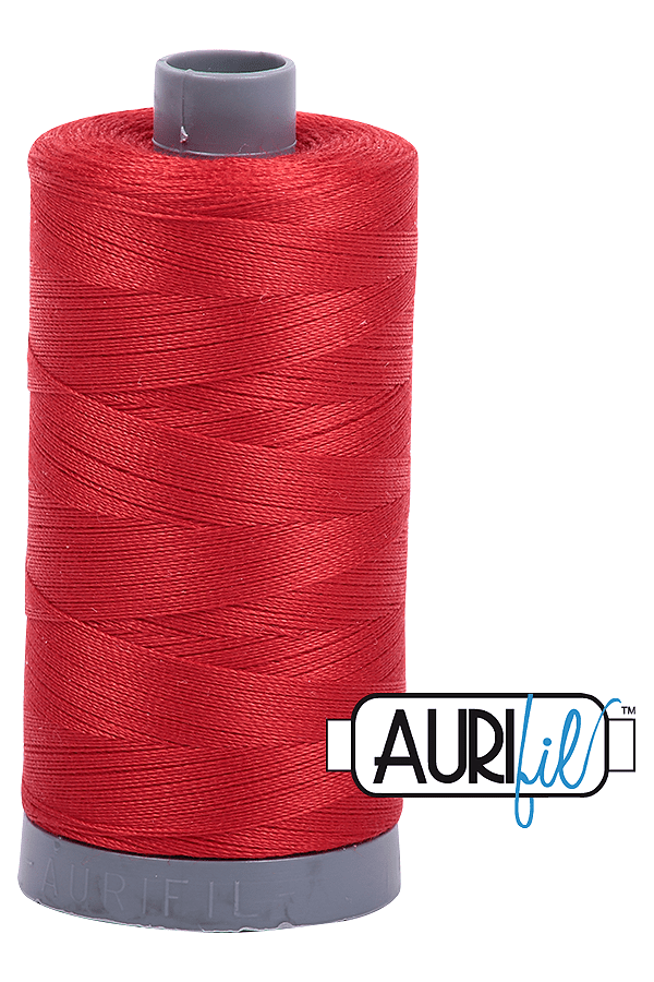 Aurifil Mako 28wt Cotton 750 m 820 yd. spool - 2270 Paprika