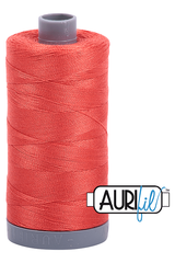Aurifil Mako 28wt Cotton 750 m 820 yd. spool - 2277 Light Red Orange