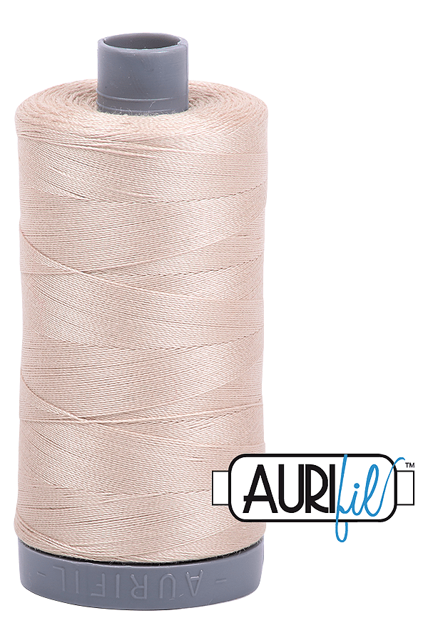 Aurifil Mako 28wt Cotton 750 m 820 yd. spool - 2312 Ermine